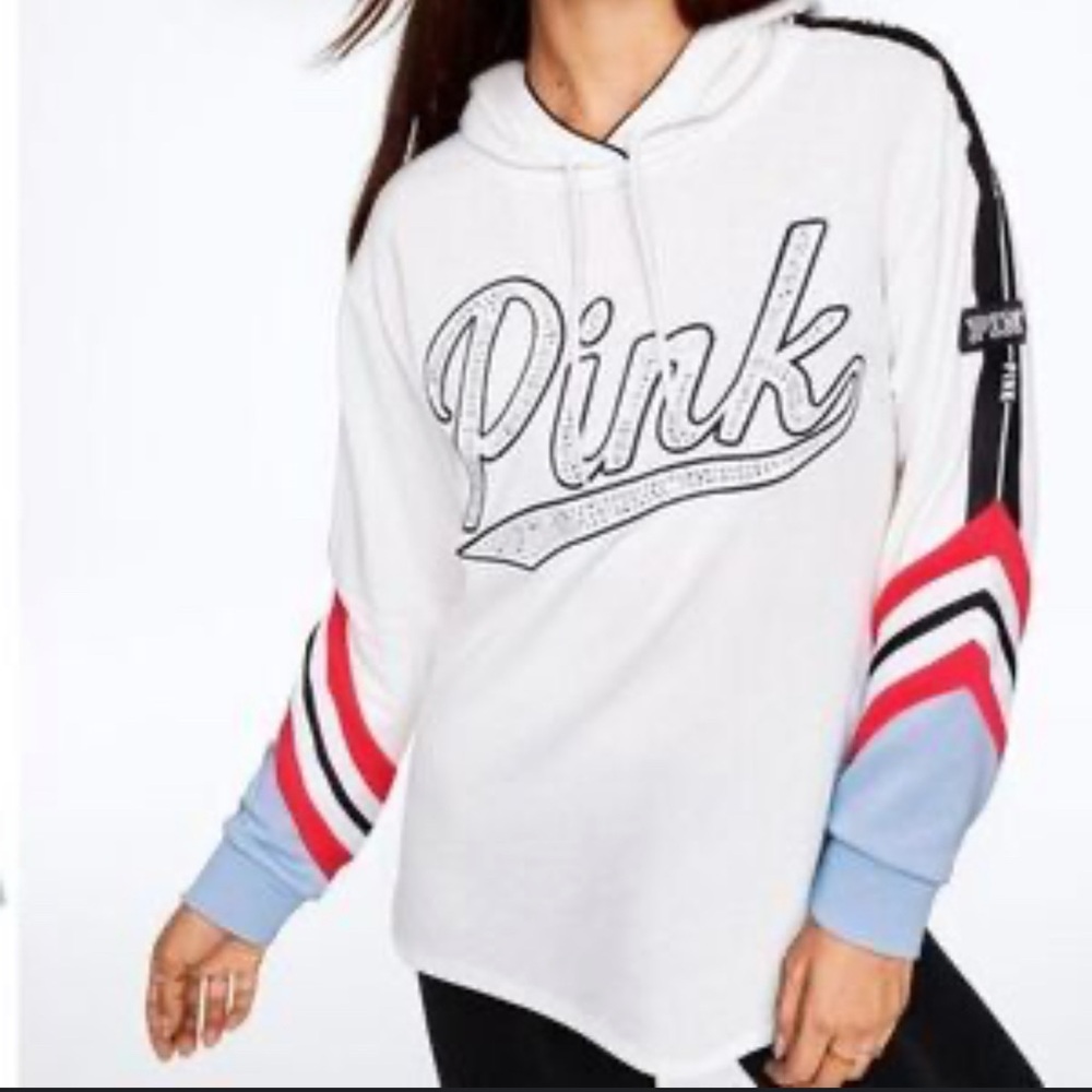 ictoria's Secret Pink Varsity Hoodie